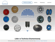 Tablet Screenshot of diamtrade.pl